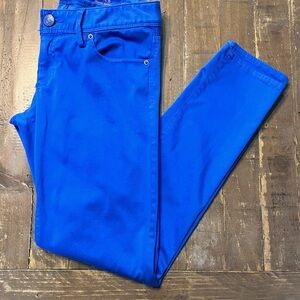 Lilly Pulitzer Bright Royal Blue Worth Skinny Jeans 2